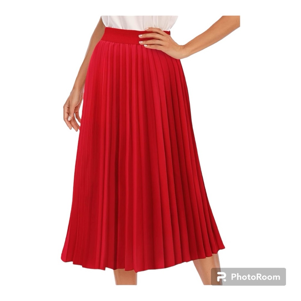 NWOT Pleated A-line Midi Skirt Size XL from Amazon